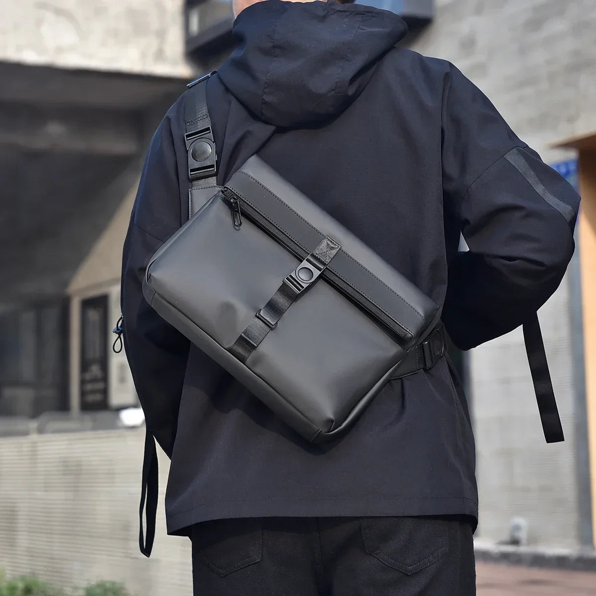 Sacoche bandoulière oxford