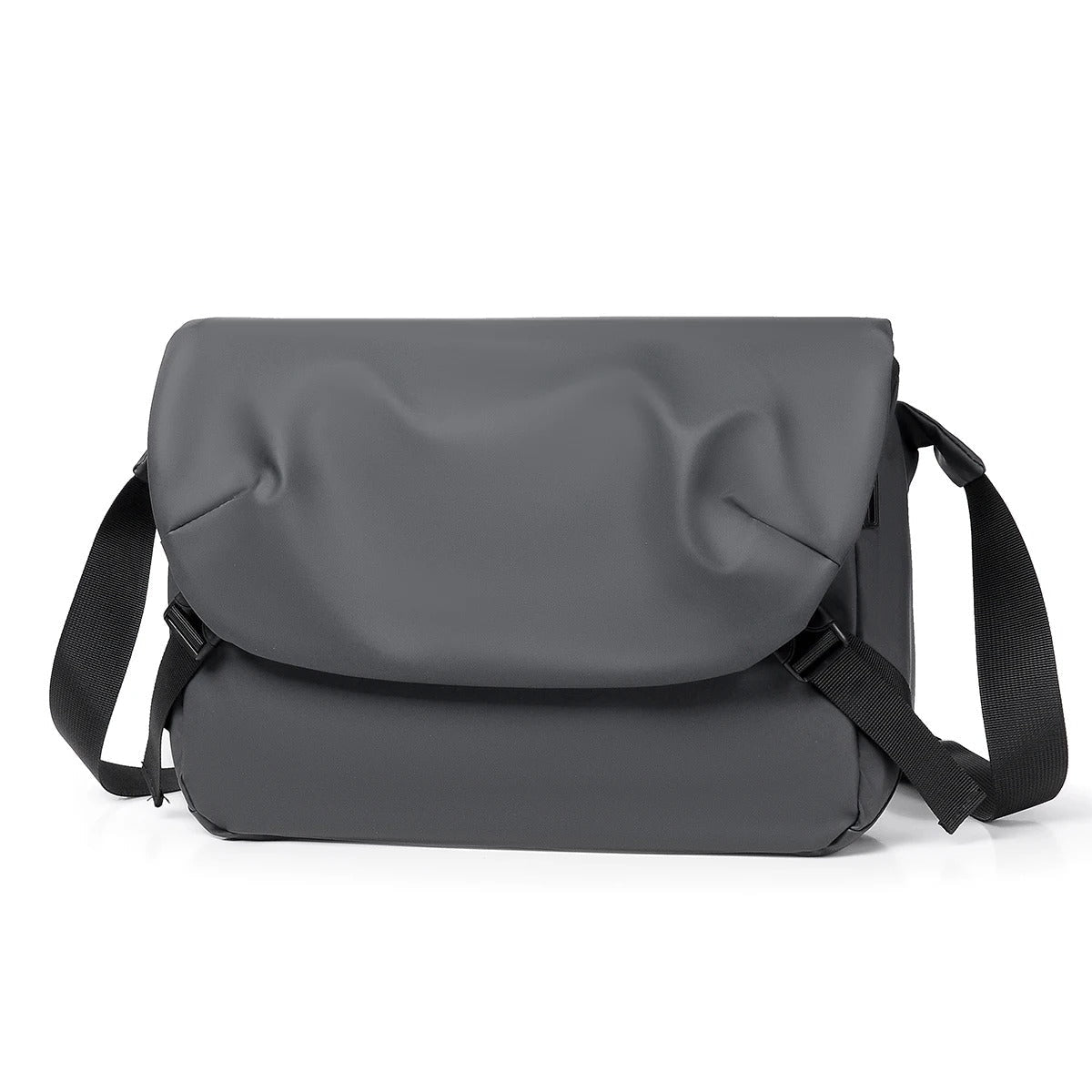 Sacoche cartable bandoulière imperméable gris