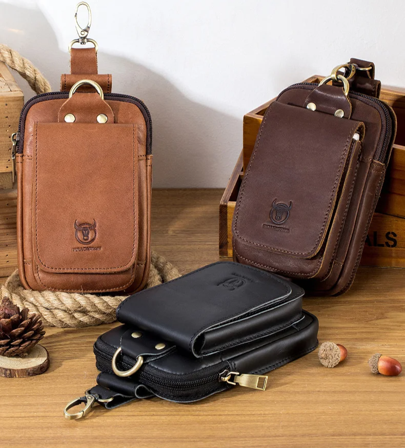 Sacoche ceinture homme cuir