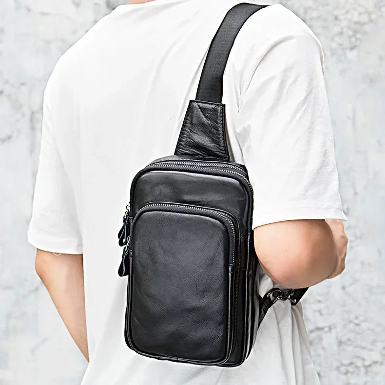 Sacoche cuir bandoulière homme