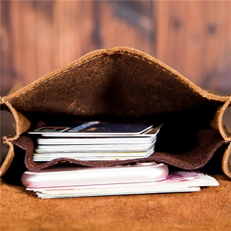 Sacoche cuir ceinture homme