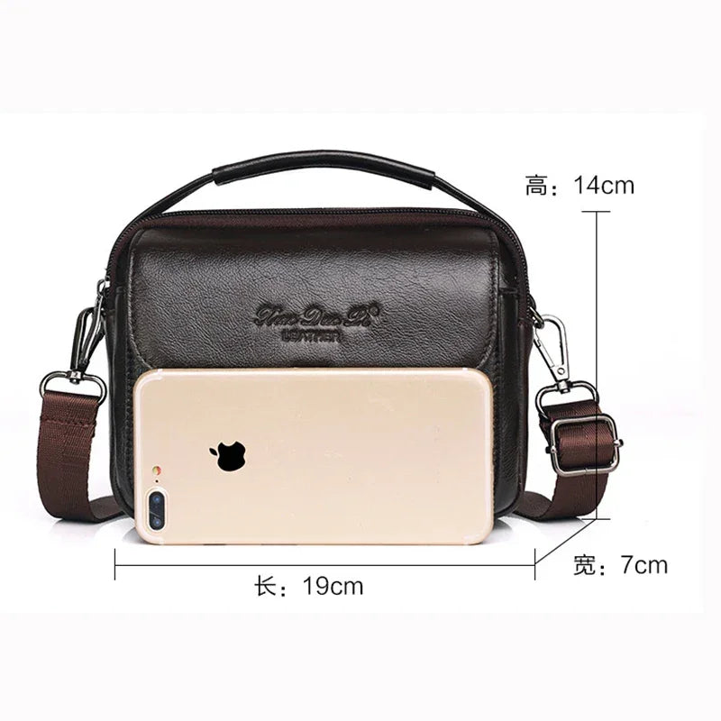 Sacoche cuir homme bandoulière rectangulaire