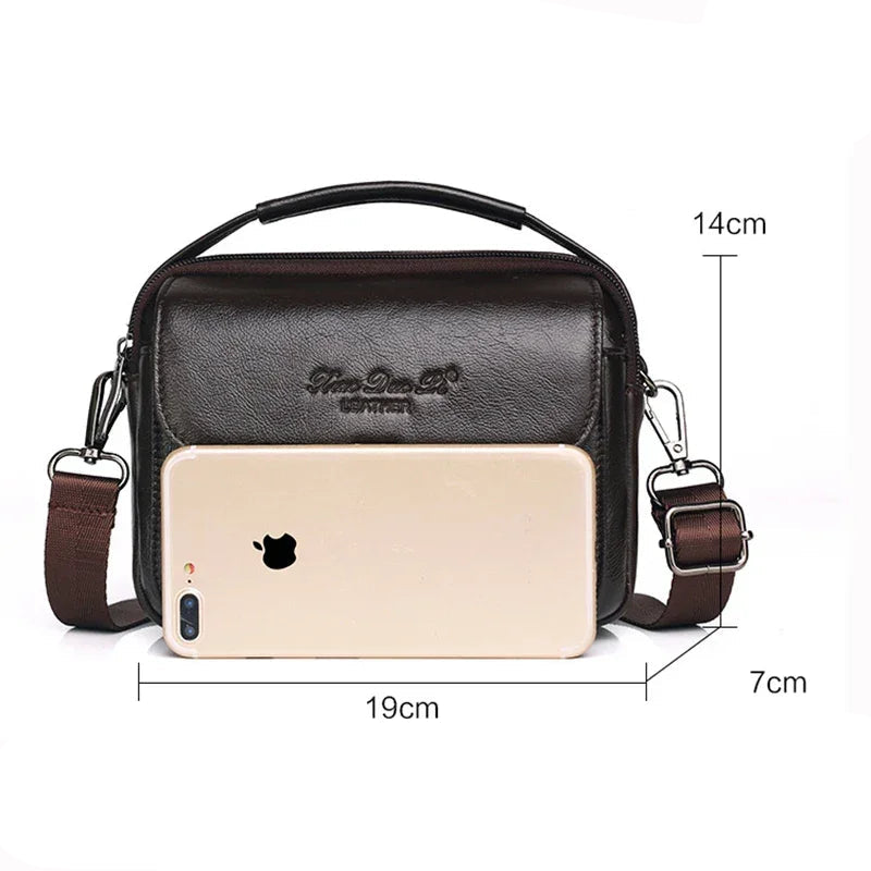 Sacoche cuir homme bandoulière rectangulaire