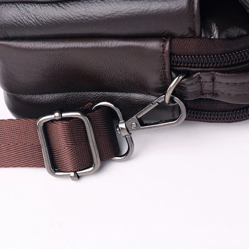 Sacoche cuir homme bandoulière rectangulaire