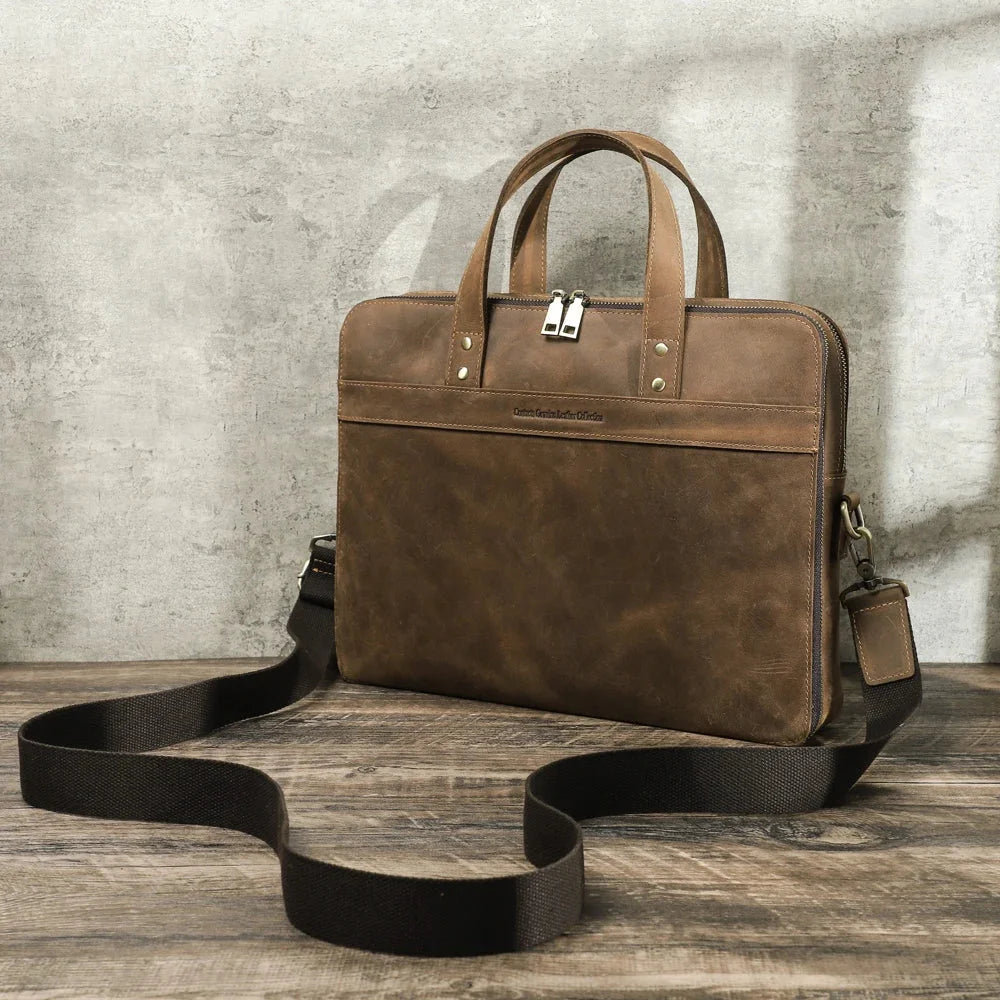Sacoche cuir homme ordinateur