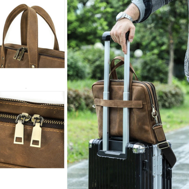 Sacoche cuir homme ordinateur