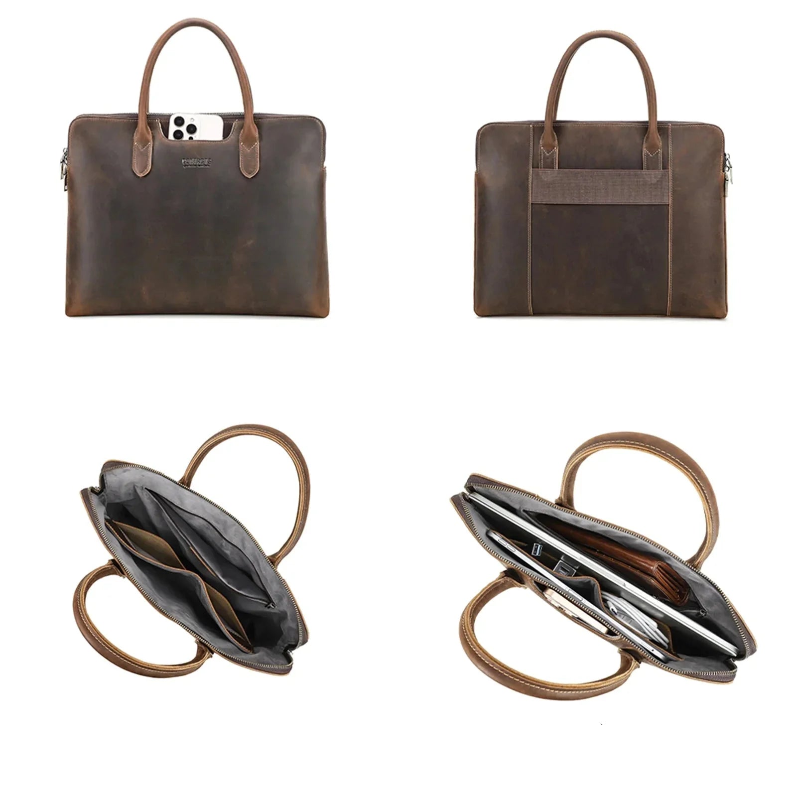 Sacoche cuir homme pour ordinateur