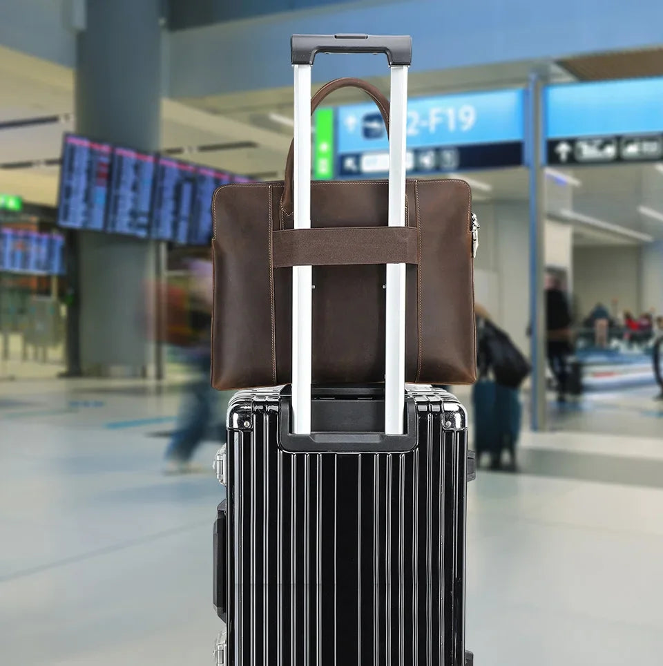 Sacoche cuir homme pour ordinateur