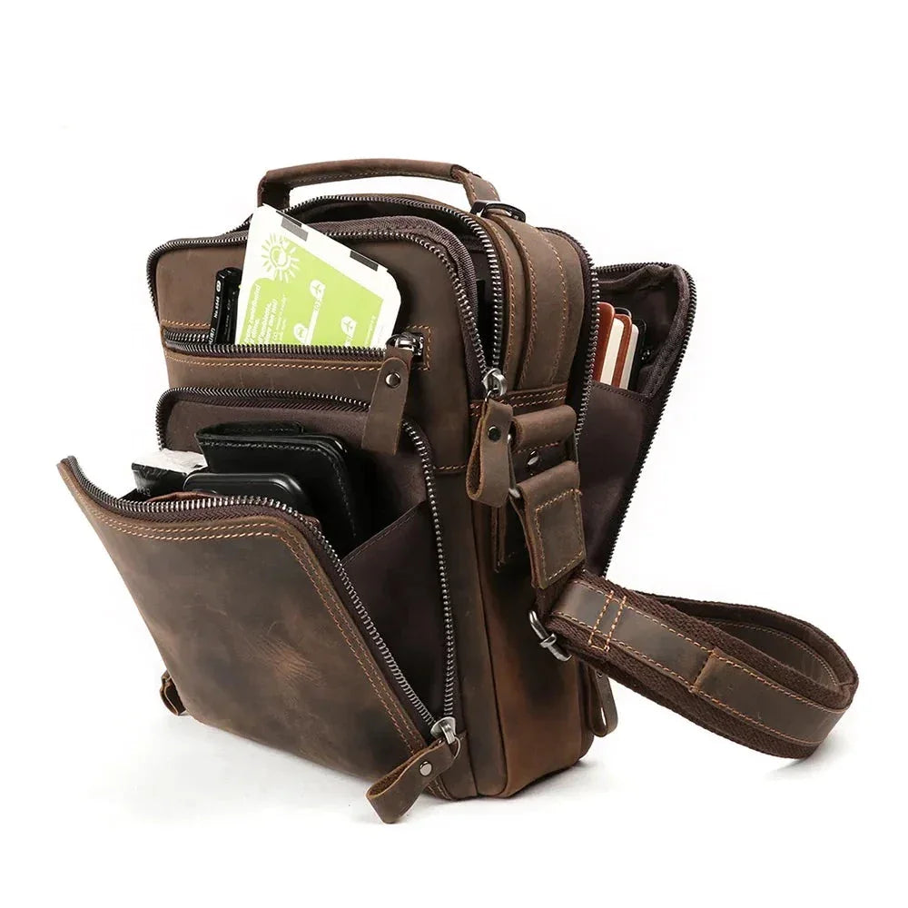 Sacoche cuir homme vintage