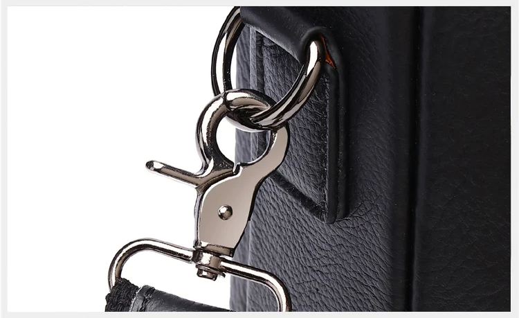 Sacoche cuir noir homme