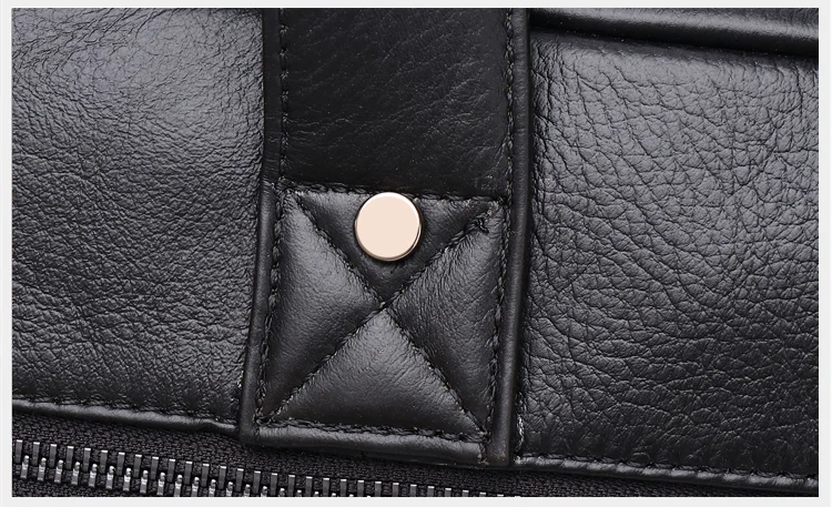 Sacoche cuir noir homme