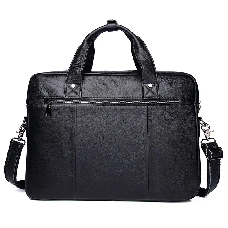 Sacoche cuir noir homme
