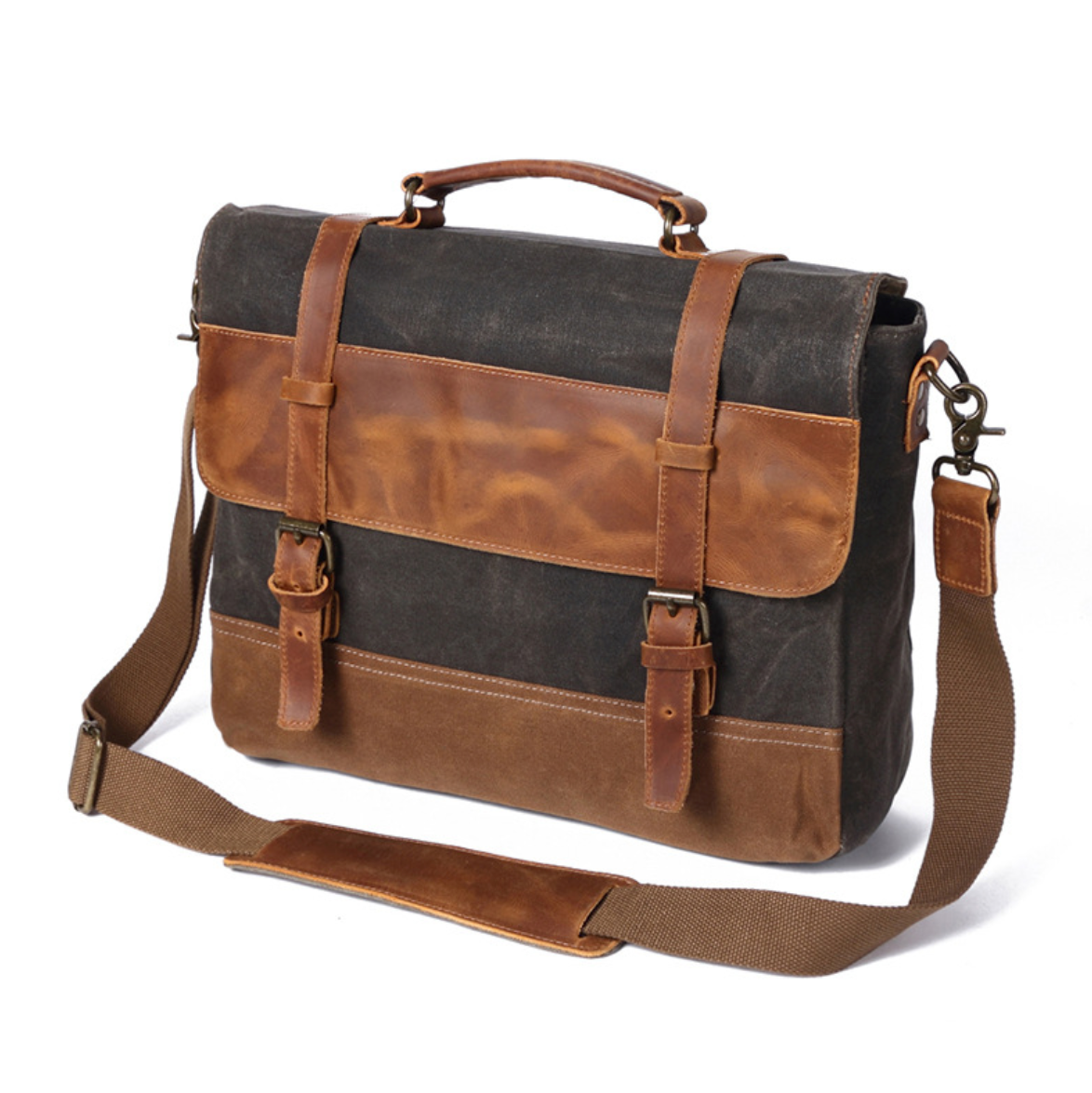 Sacoche cuir vintage homme