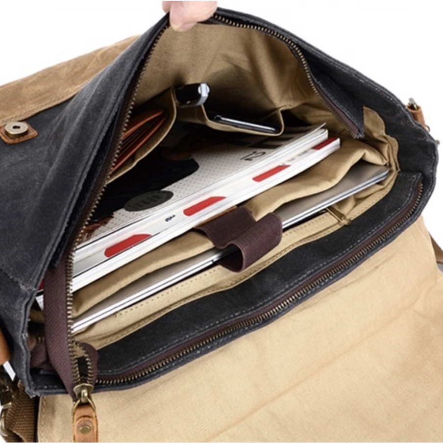 Sacoche cuir vintage homme