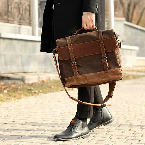 Sacoche cuir vintage homme