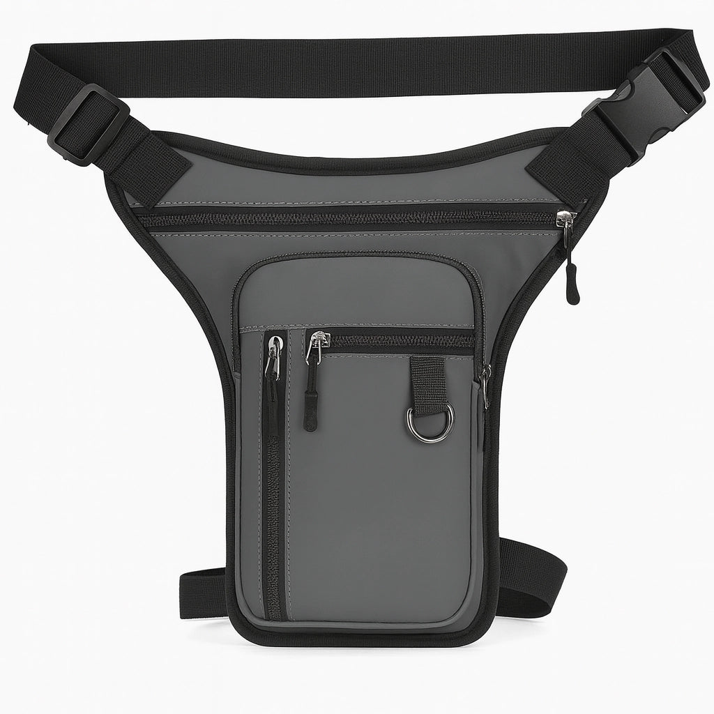 Sacoche de jambe homme gris