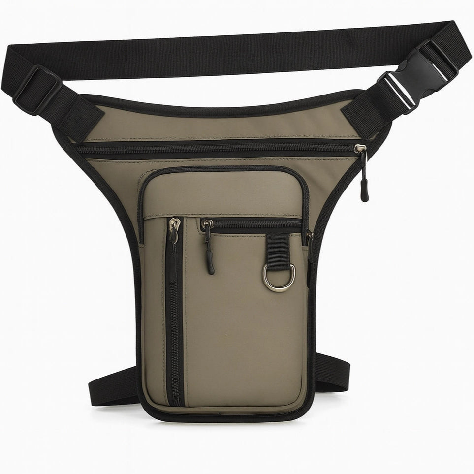 Sacoche de jambe homme kaki