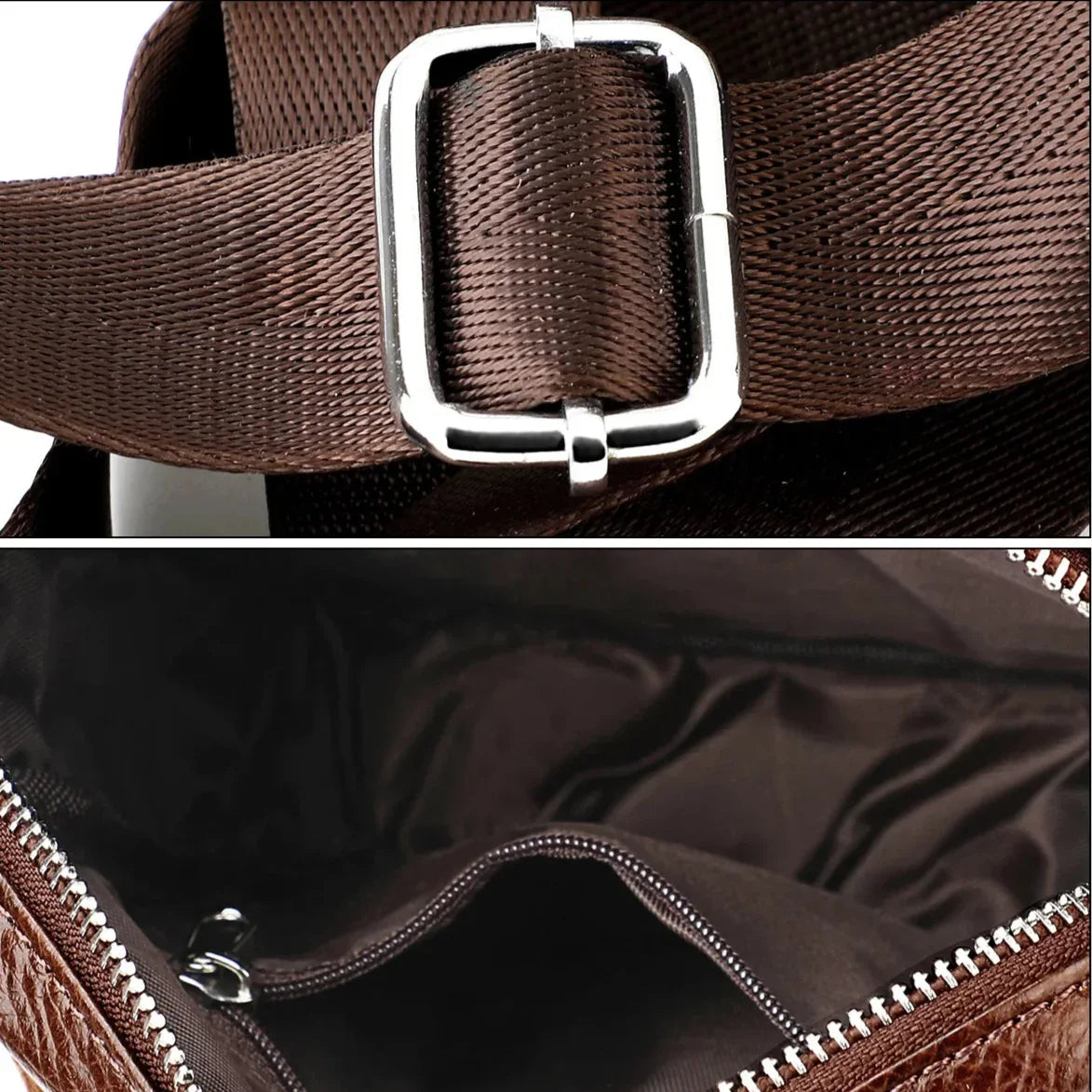 Sacoche en cuir bandoulière pour homme