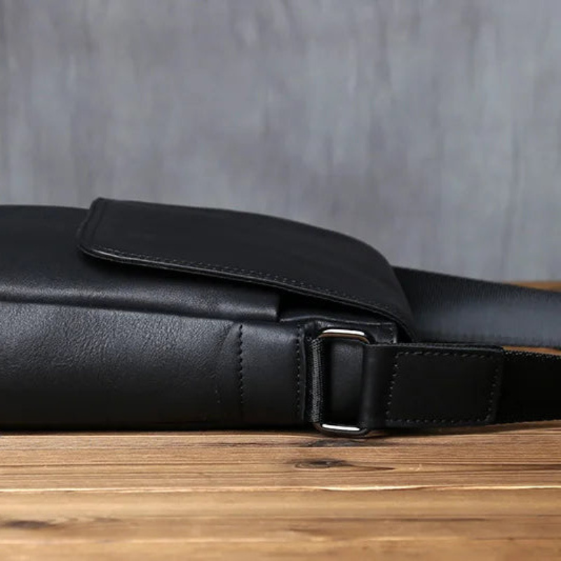 Sacoche en cuir homme