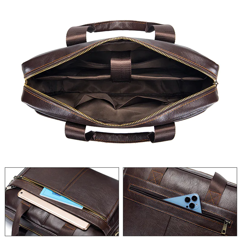 Sacoche en cuir pour homme