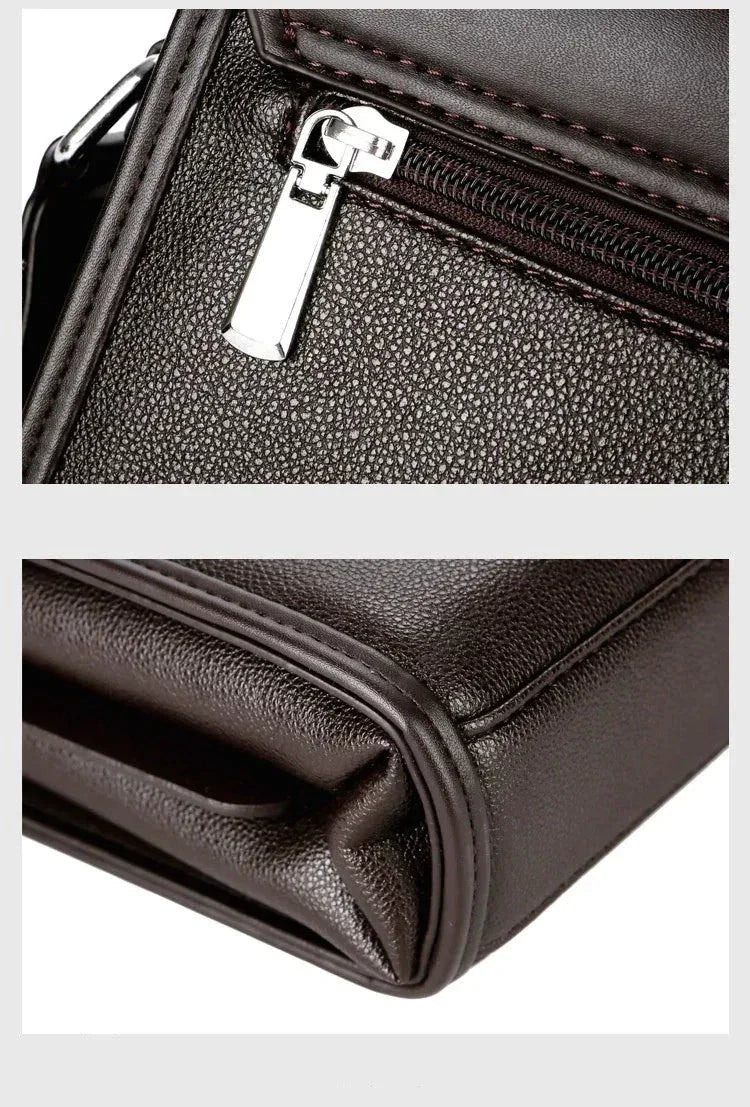 Sacoche homme à rabat