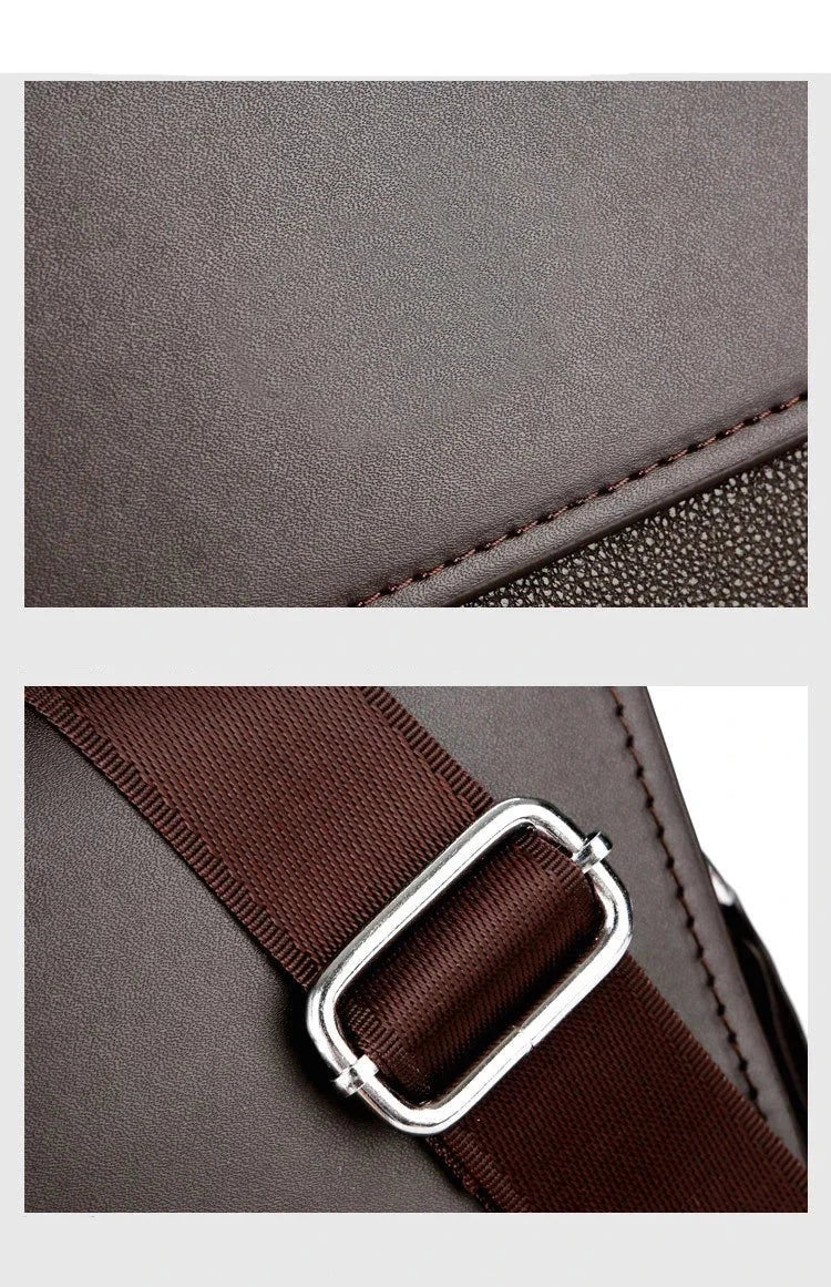 Sacoche homme à rabat