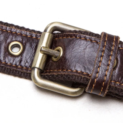 Sacoche homme banane cuir