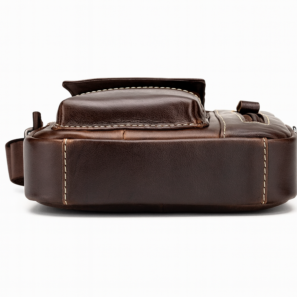 Sacoche homme bandoulière cuir