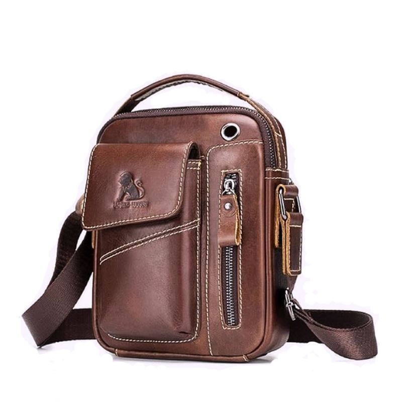 Sacoche homme bandoulière cuir
