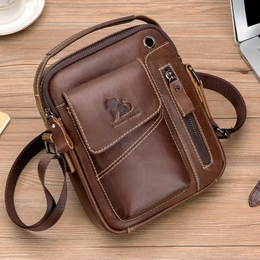 Sacoche homme bandoulière cuir