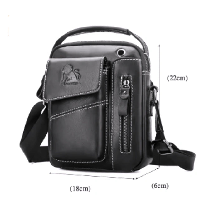 Sacoche homme bandoulière cuir