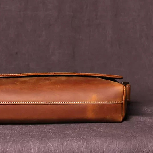 Sacoche homme cuir marron