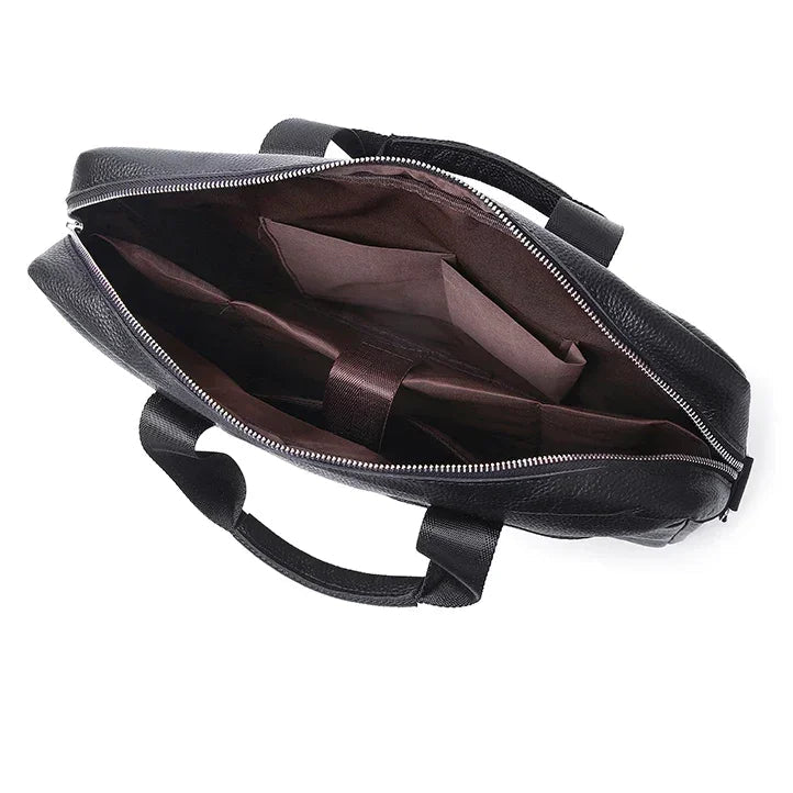 Sacoche homme cuir noir