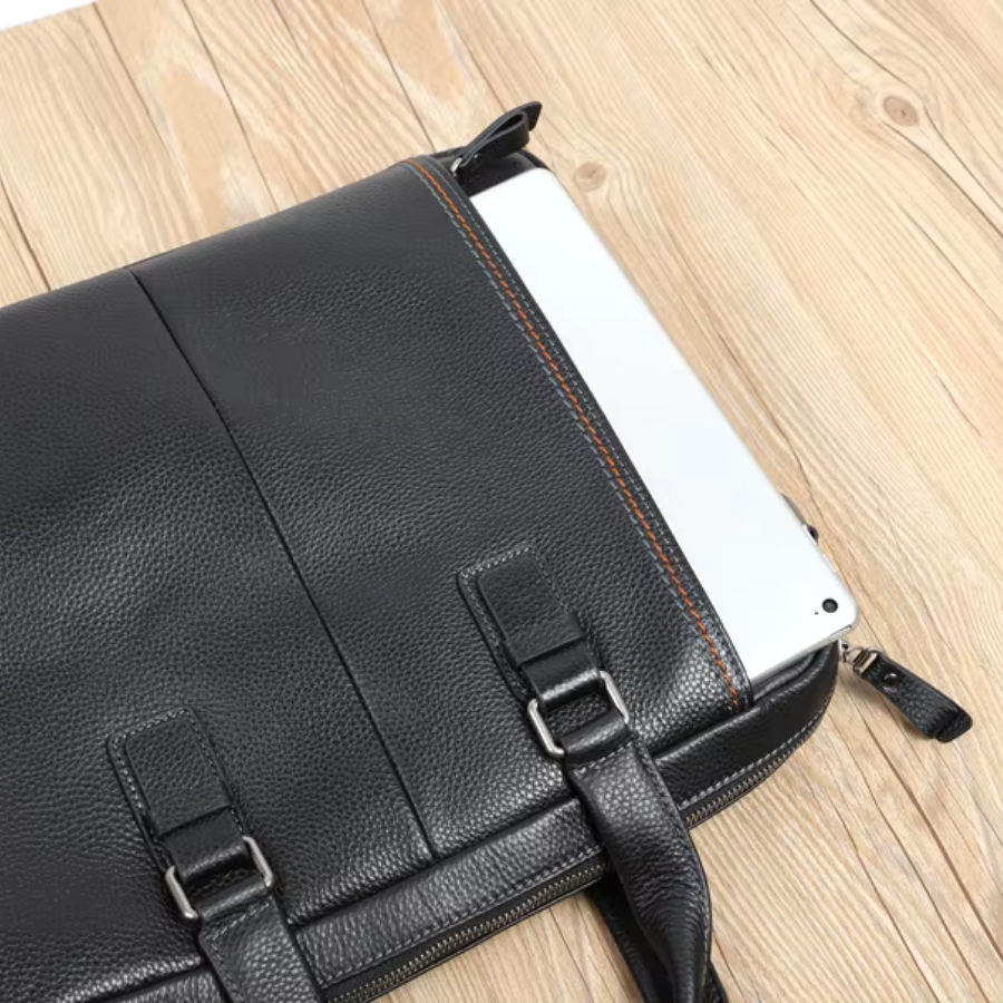 Sacoche homme cuir ordinateur