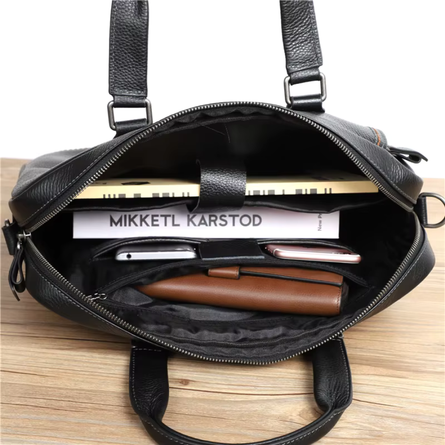 Sacoche homme cuir ordinateur