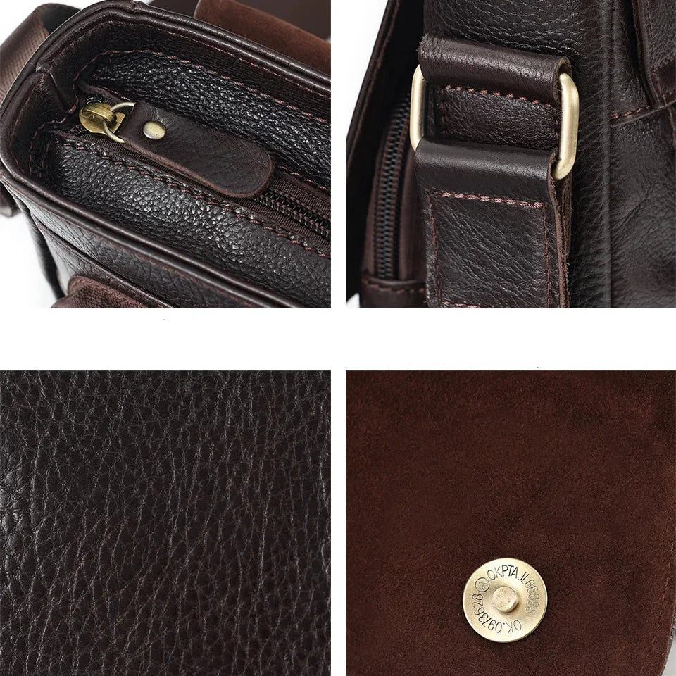 Sacoche homme en cuir