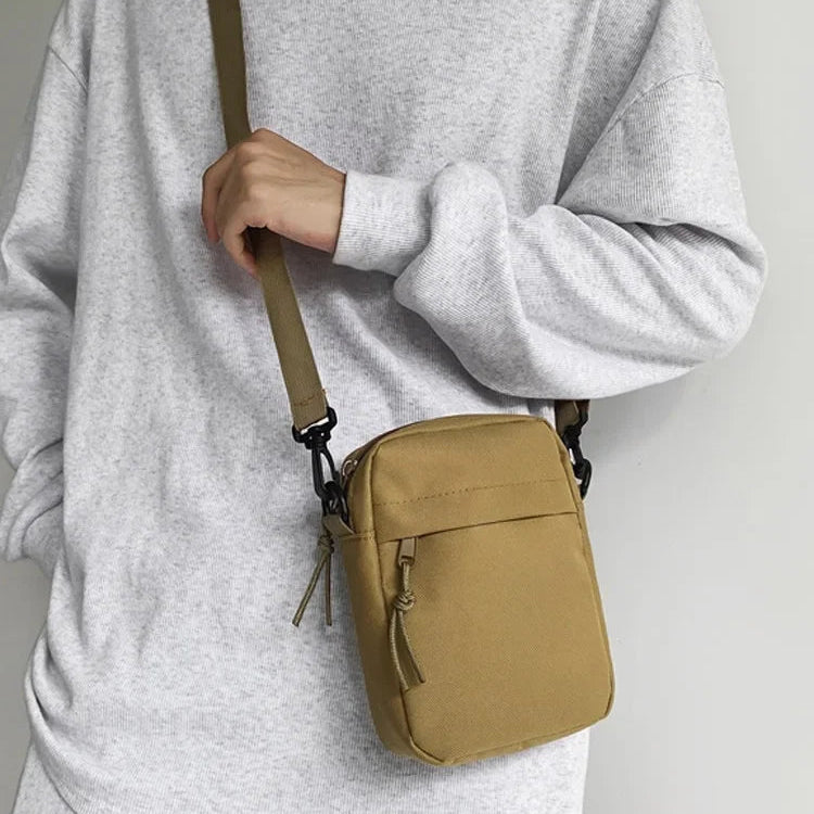 Sacoche homme en tissu