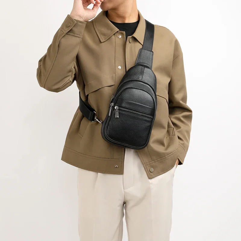 Sacoche homme noire tendance