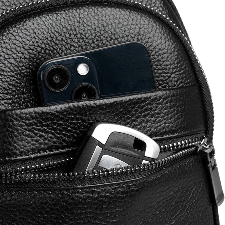 sacoche homme noire tendance