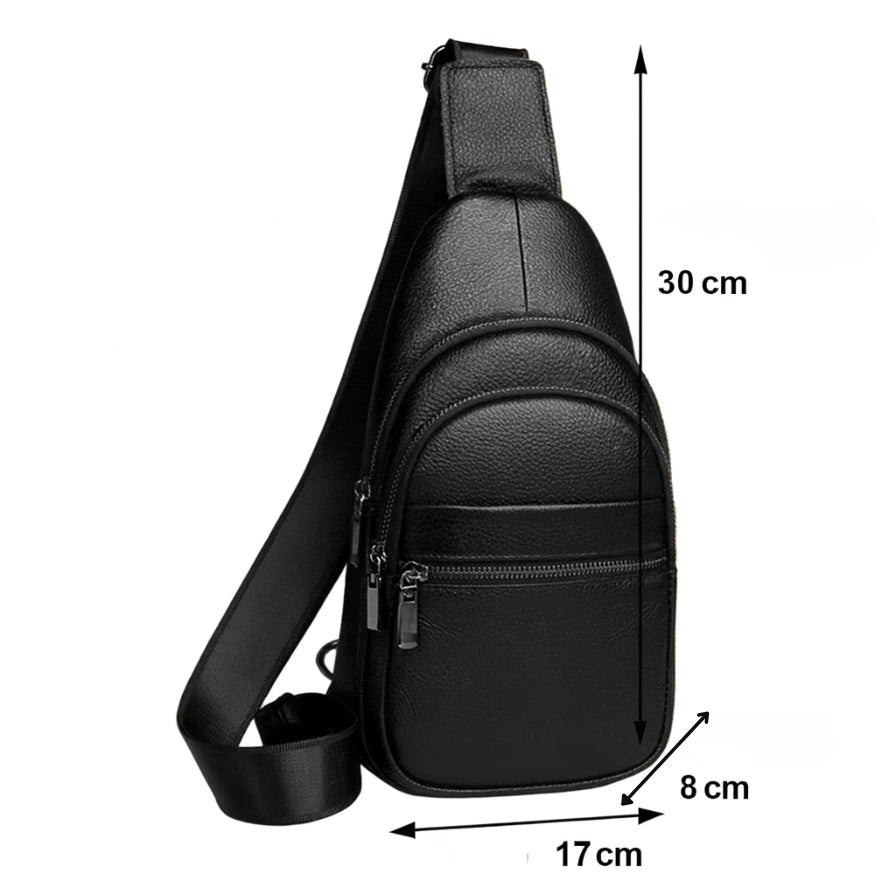 Sacoche homme noire tendance