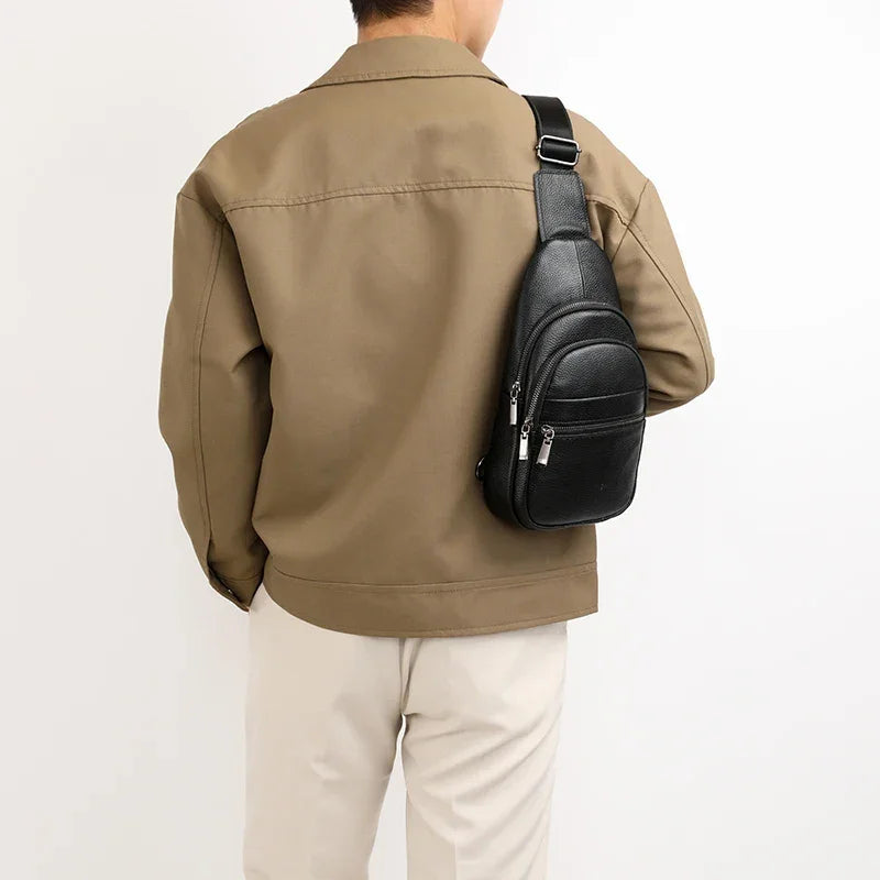 Sacoche homme noire tendance