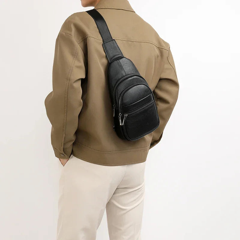 Sacoche homme noire tendance