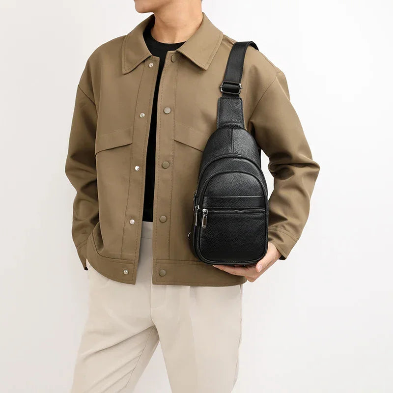 Sacoche homme noire tendance