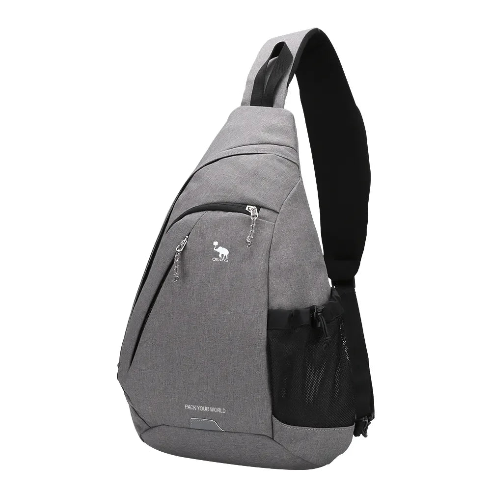 Sacoche homme sport gris