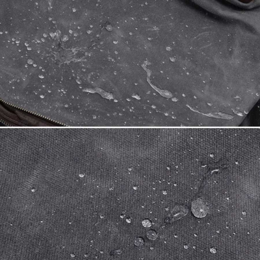 Sacoche homme toile vintage