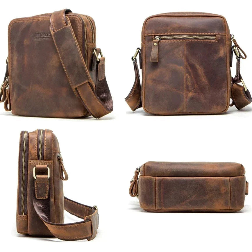 Sacoche homme vintage