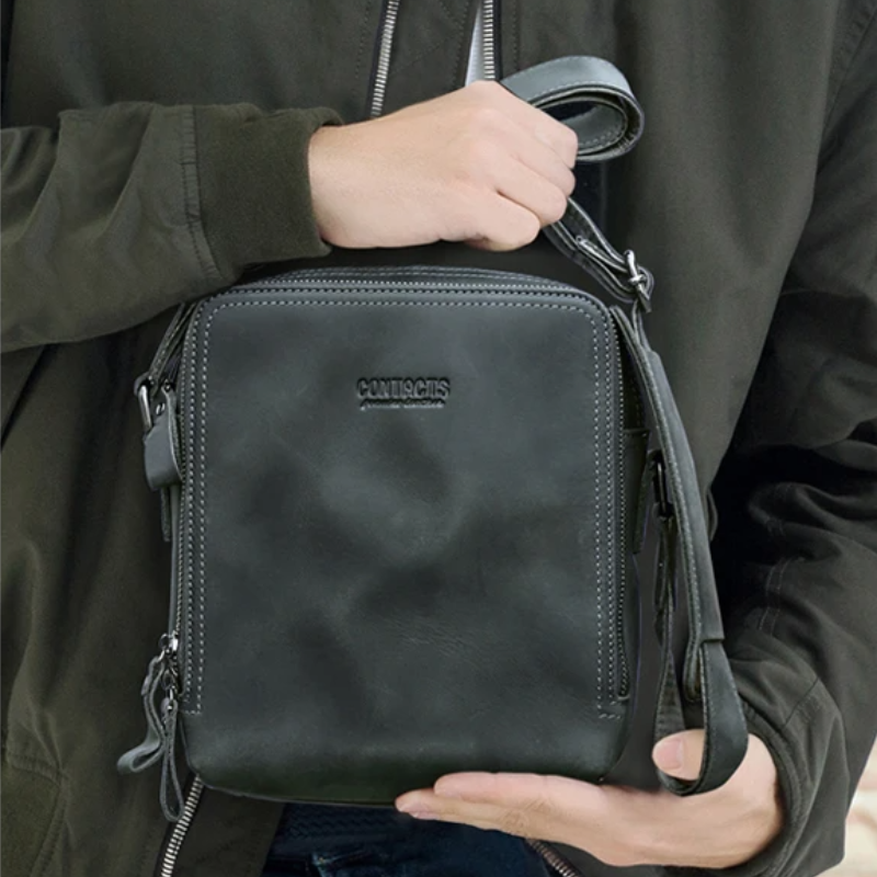 Sacoche homme vintage