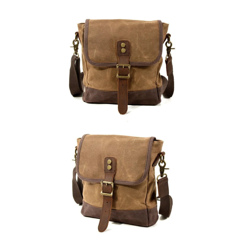 Sacoche homme vintage à rabat