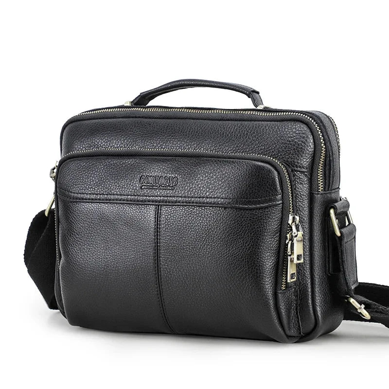 Sacoche marron homme noir