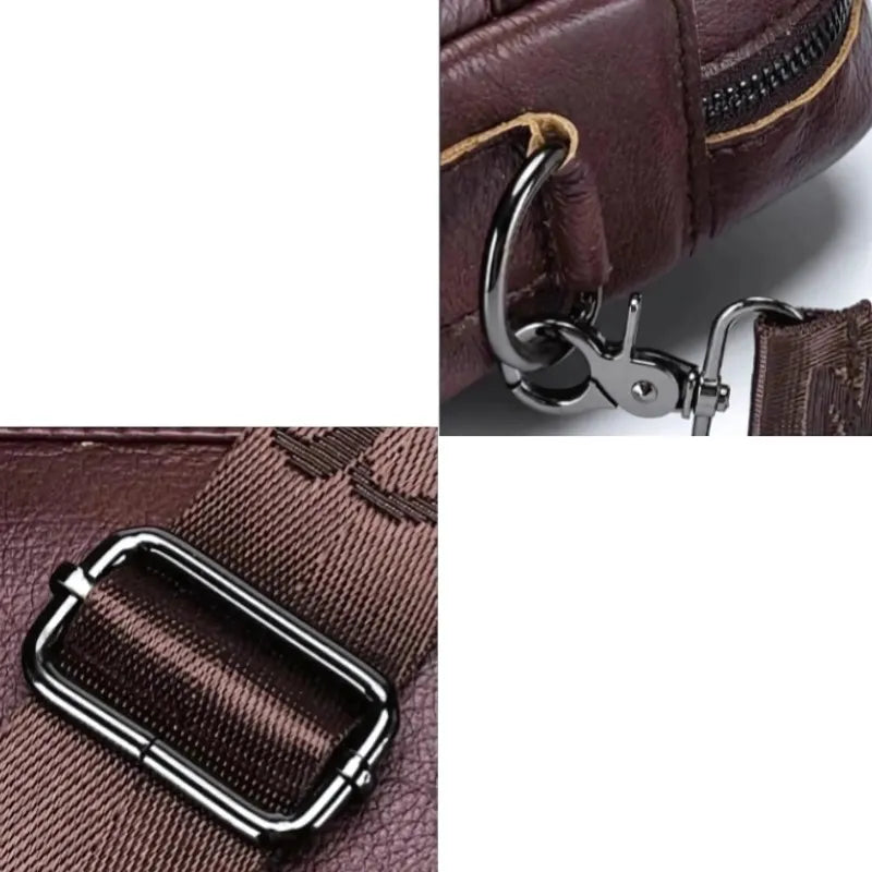 Sacoche ordi cuir homme